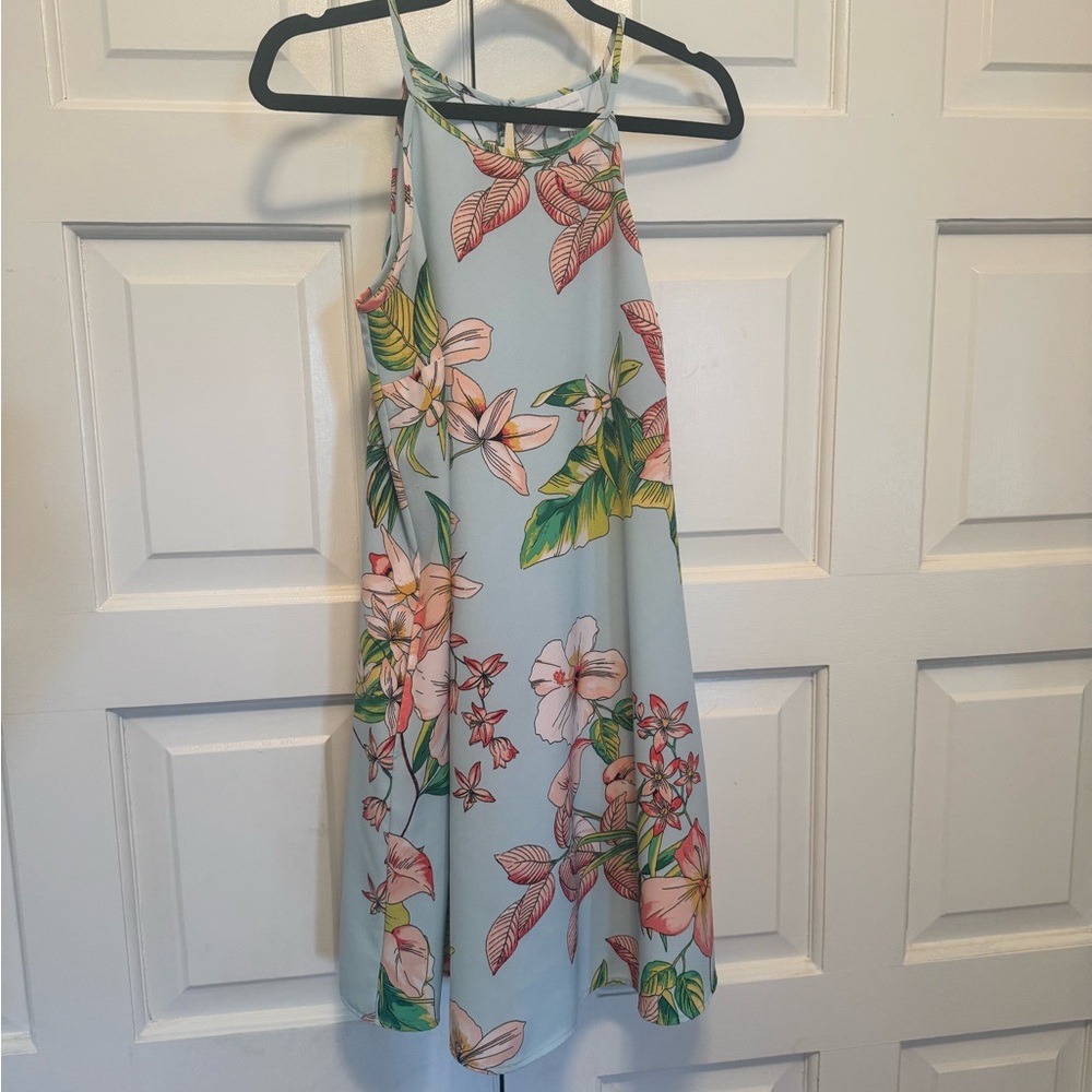 Floral Halter Dress